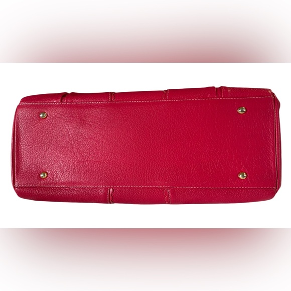 🎉Poshiversary SALE🎉 Samantha Thavasa Deluxe Red Leather Boston Doctors Bag - Picture 12 of 17